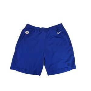 Nike Mens New York Giants NFL Dri-FIT Basketball Shorts Royal Blue Large